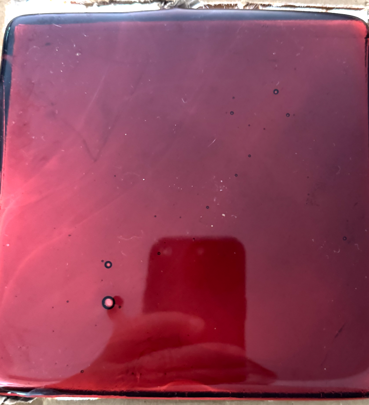 6 x 6 x 1/2 Inch Tile - Dark Fig