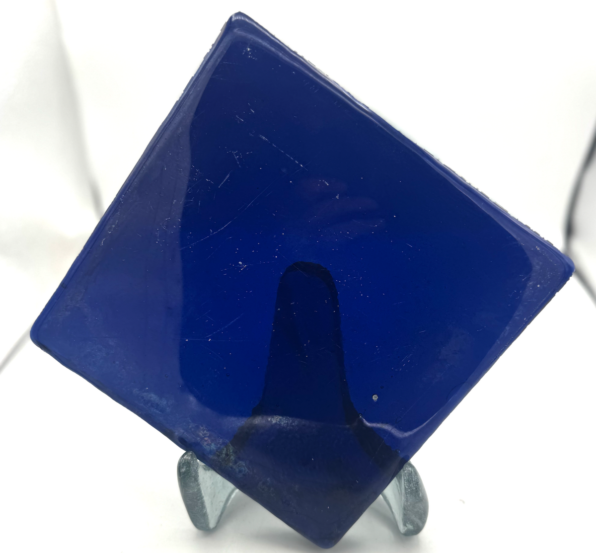 Blenko Dalle de Verre (Pony Size 8 x 8) - Medium Blue
