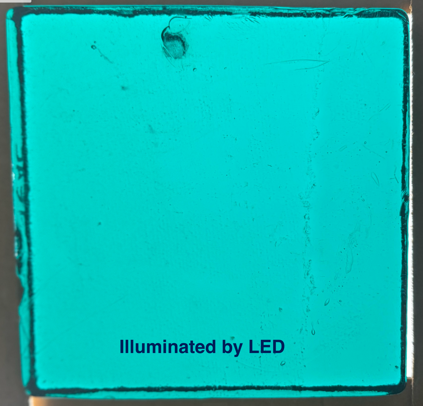 Blenko Dalle de Verre (Pony Size 8 x 8) - Teal