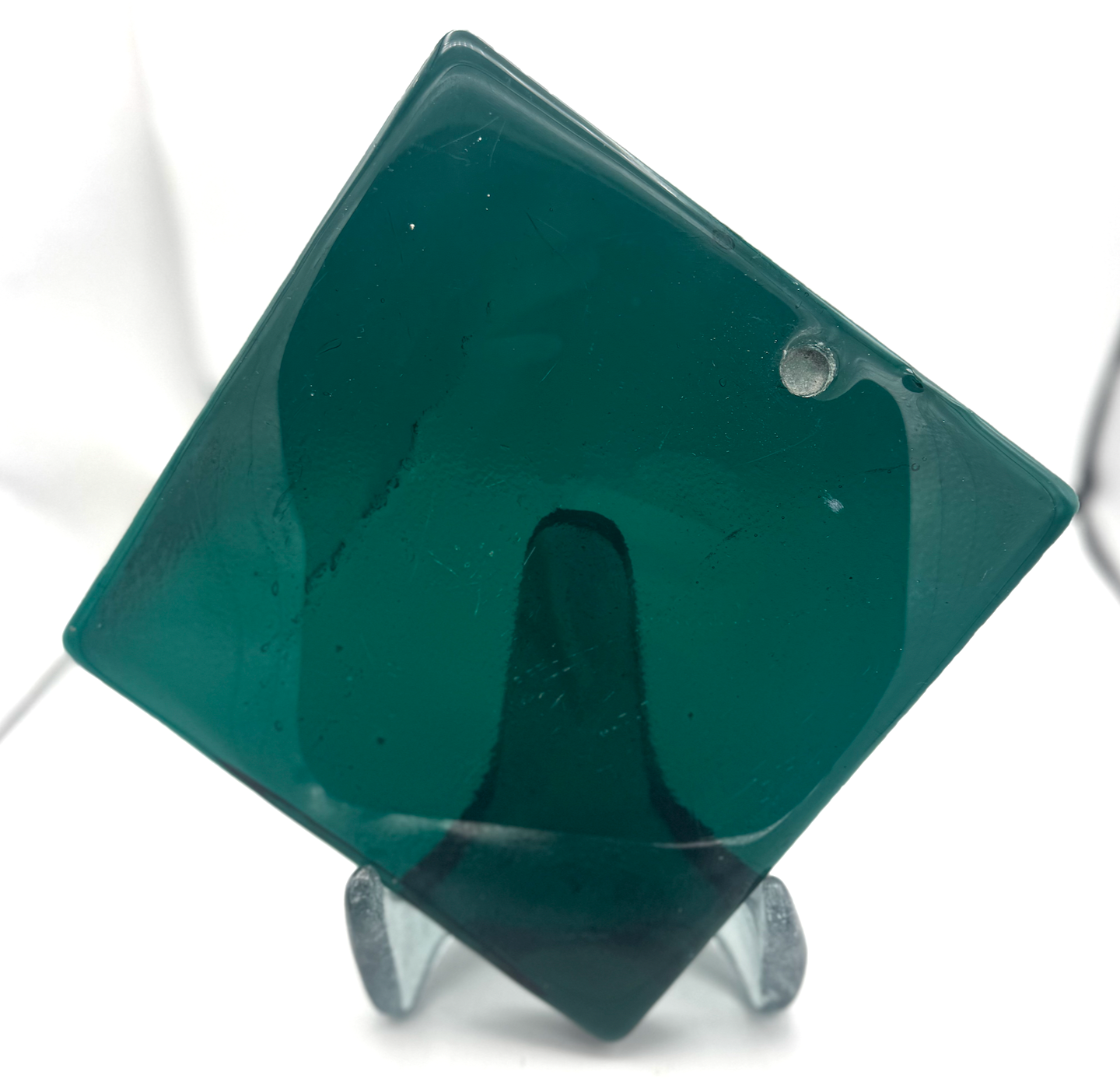 Blenko Dalle de Verre (Pony Size 8 x 8) - Teal
