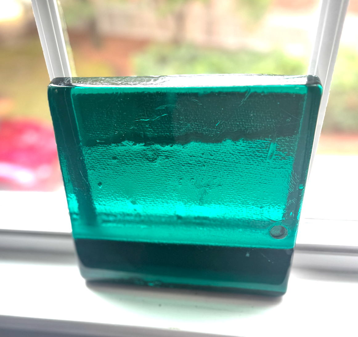 Blenko Dalle de Verre (Pony Size 8 x 8) - Teal