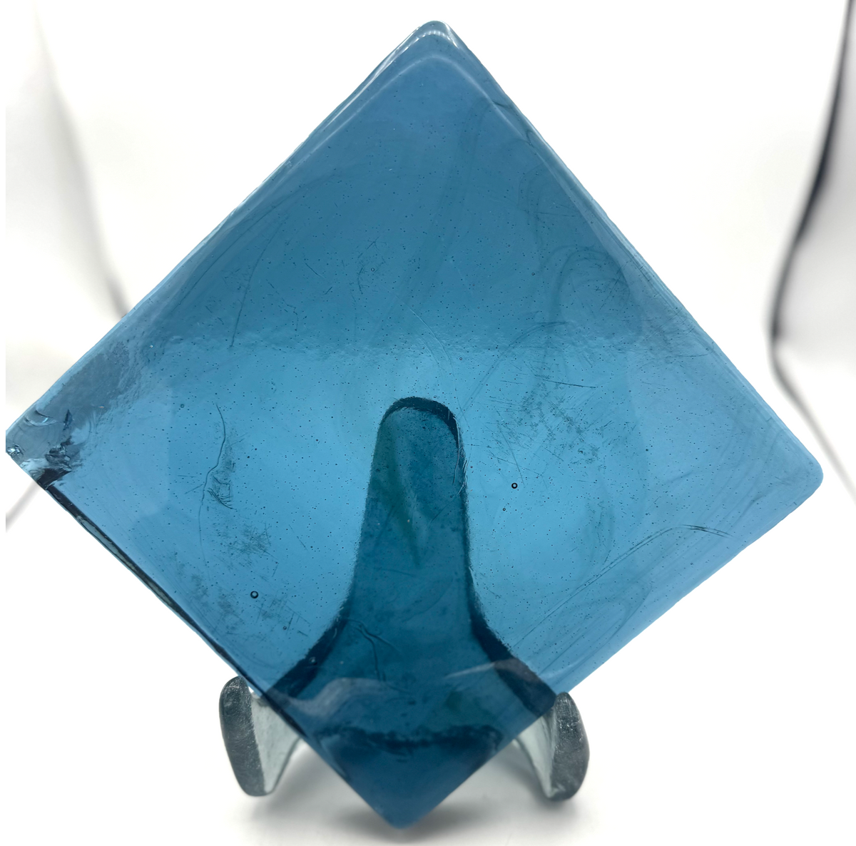 Blenko Dalle de Verre (Pony Size 8 x 8) - Light Blue Clear