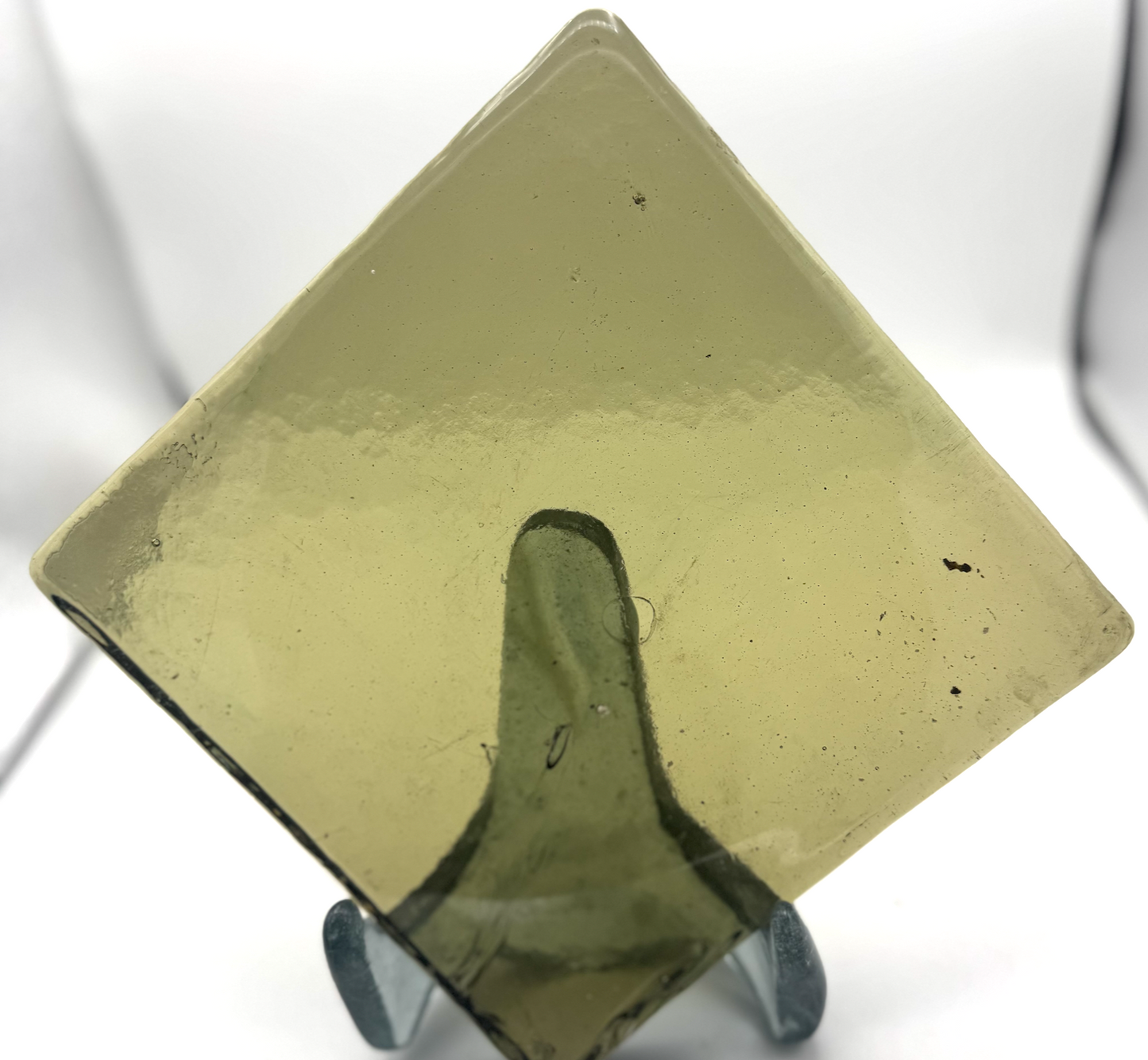 Blenko Dalle de Verre (Pony Size 8 x 8) - Light Amber / Yellow