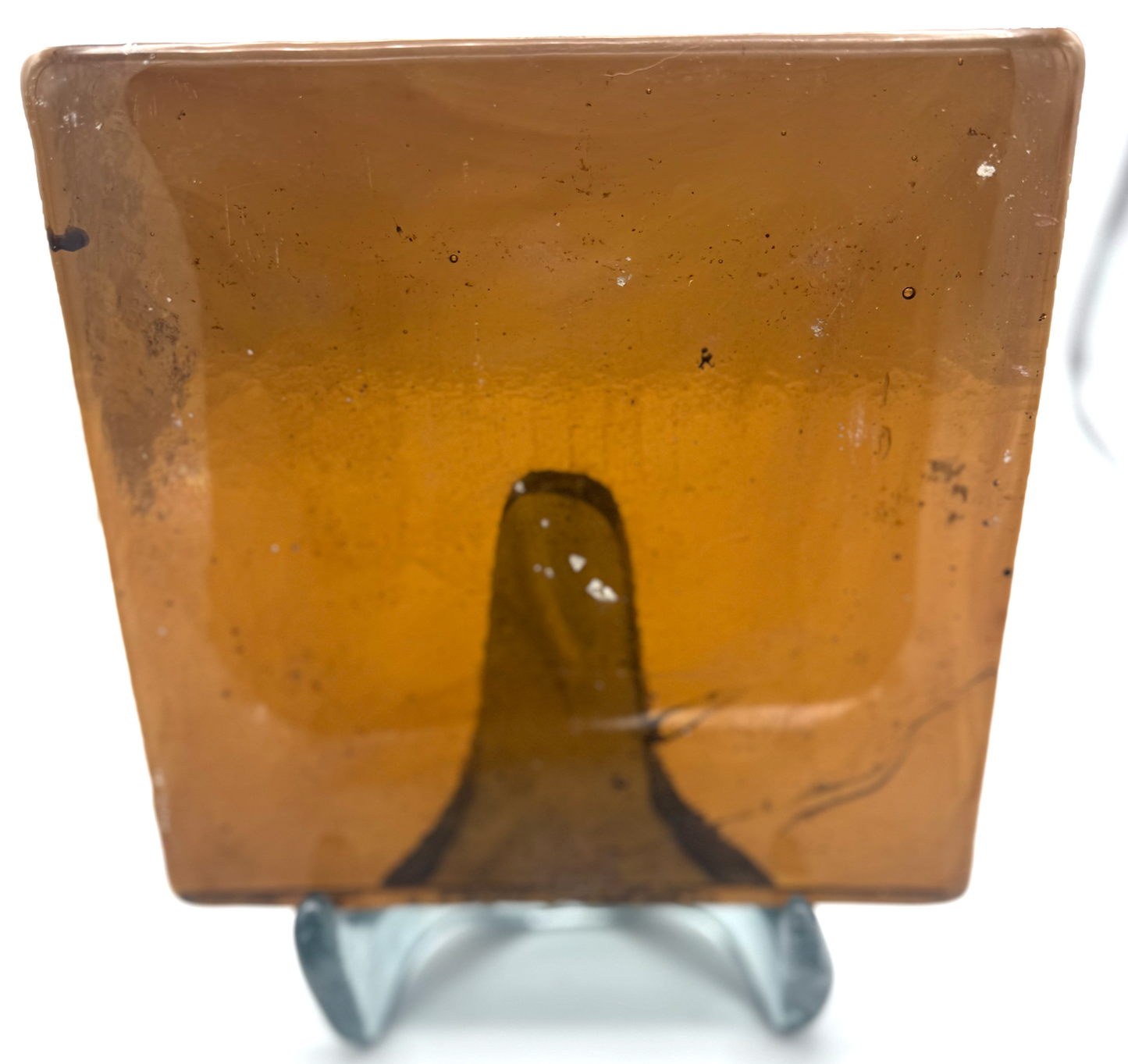 Blenko Dalle de Verre (Pony Size 8 x 8) - Medium Amber