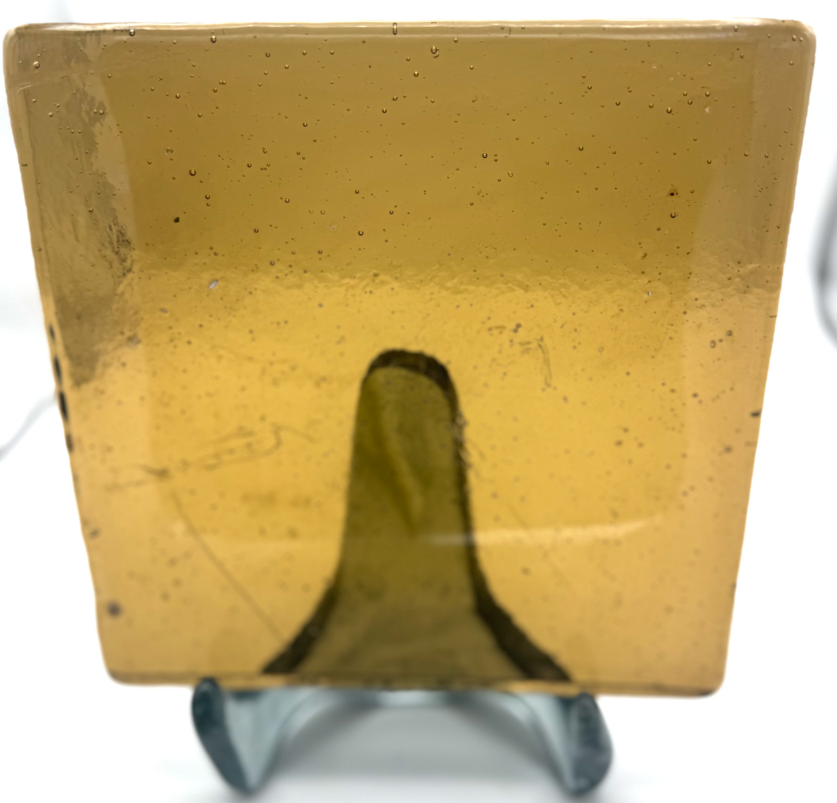 Blenko Dalle de Verre (Pony Size 8 x 8) - Light Amber / Tan