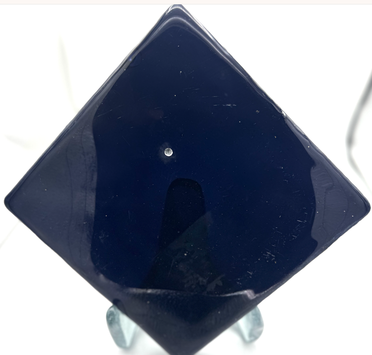 Blenko Dalle de Verre (Pony Size 8 x 8) - Dark Violet (Photos show as dark blue but IRL this is Violet)