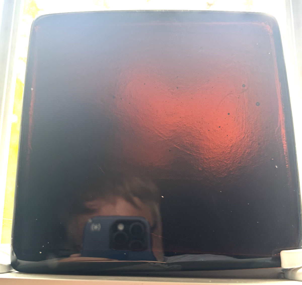 6 x 6 x 1/2 Inch Tile - Dark Amber