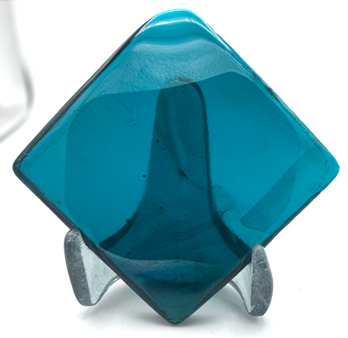 6 x 6 x 1/2 Inch Tile - Turquoise Blue/Green