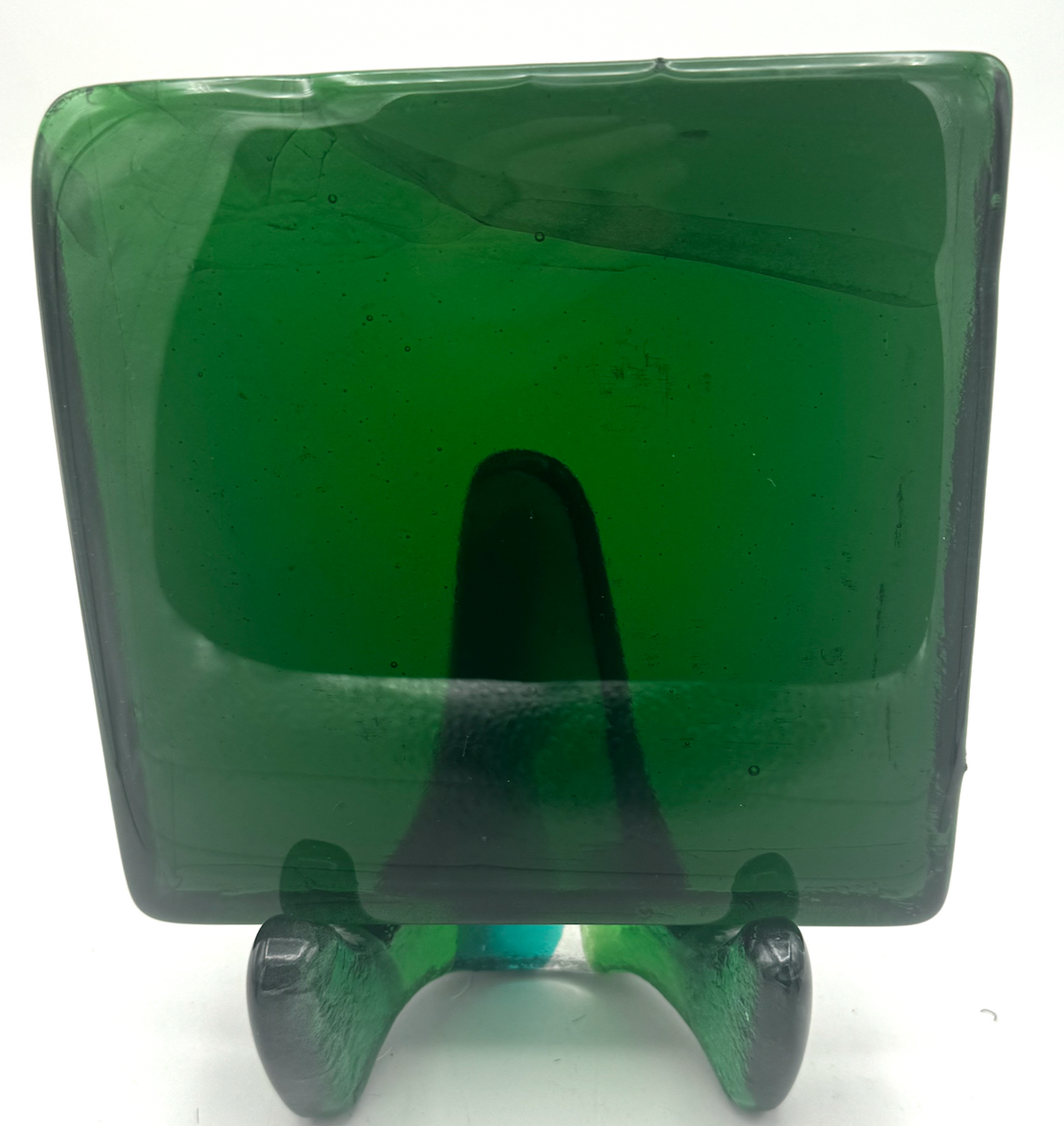6 x 6 x 1/2 Inch Tile - Deep Emerald Green