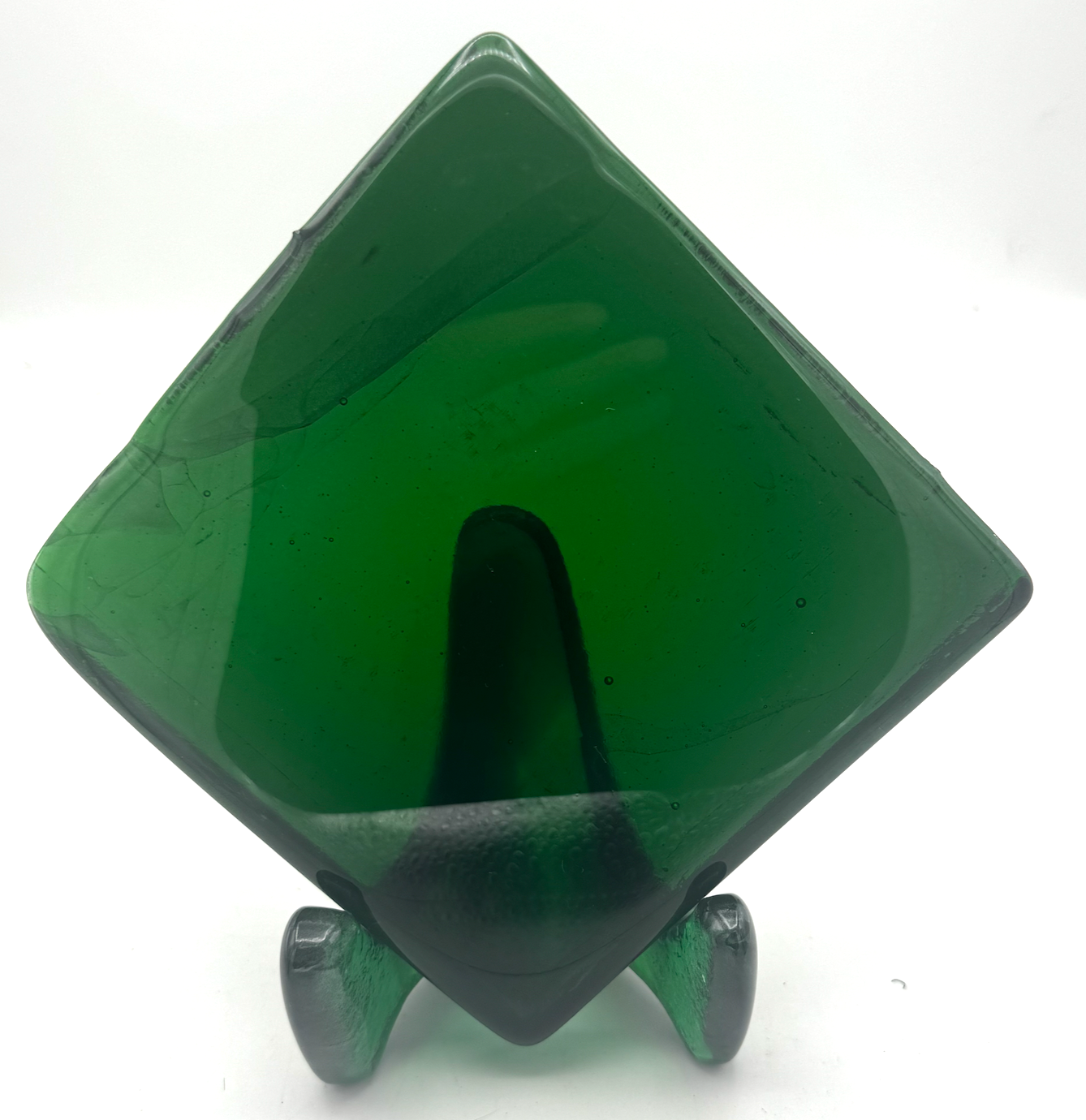 6 x 6 x 1/2 Inch Tile - Deep Emerald Green