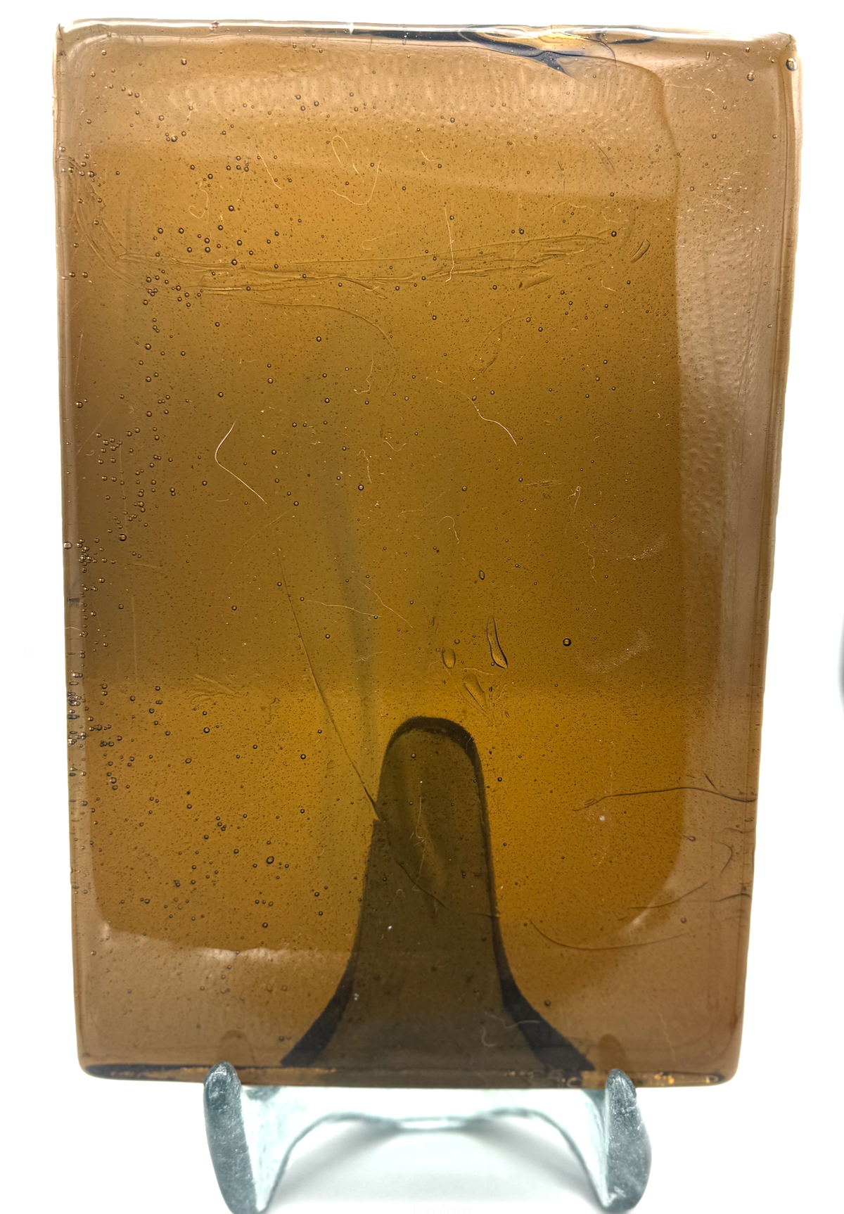 Blenko Dalle de Verre - Gold / Dark Amber