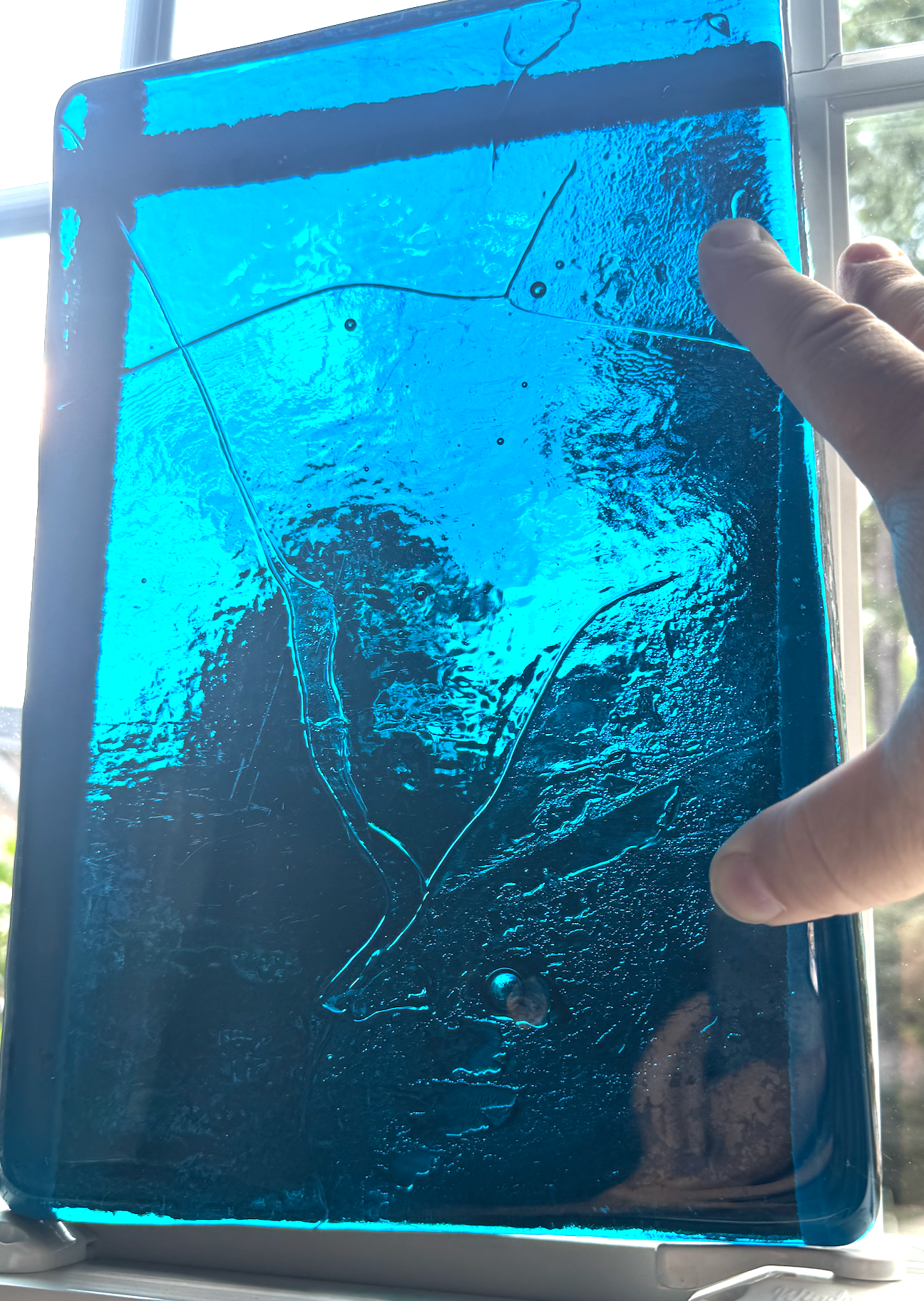 Blenko Dalle de Verre - Rich Electric Blue