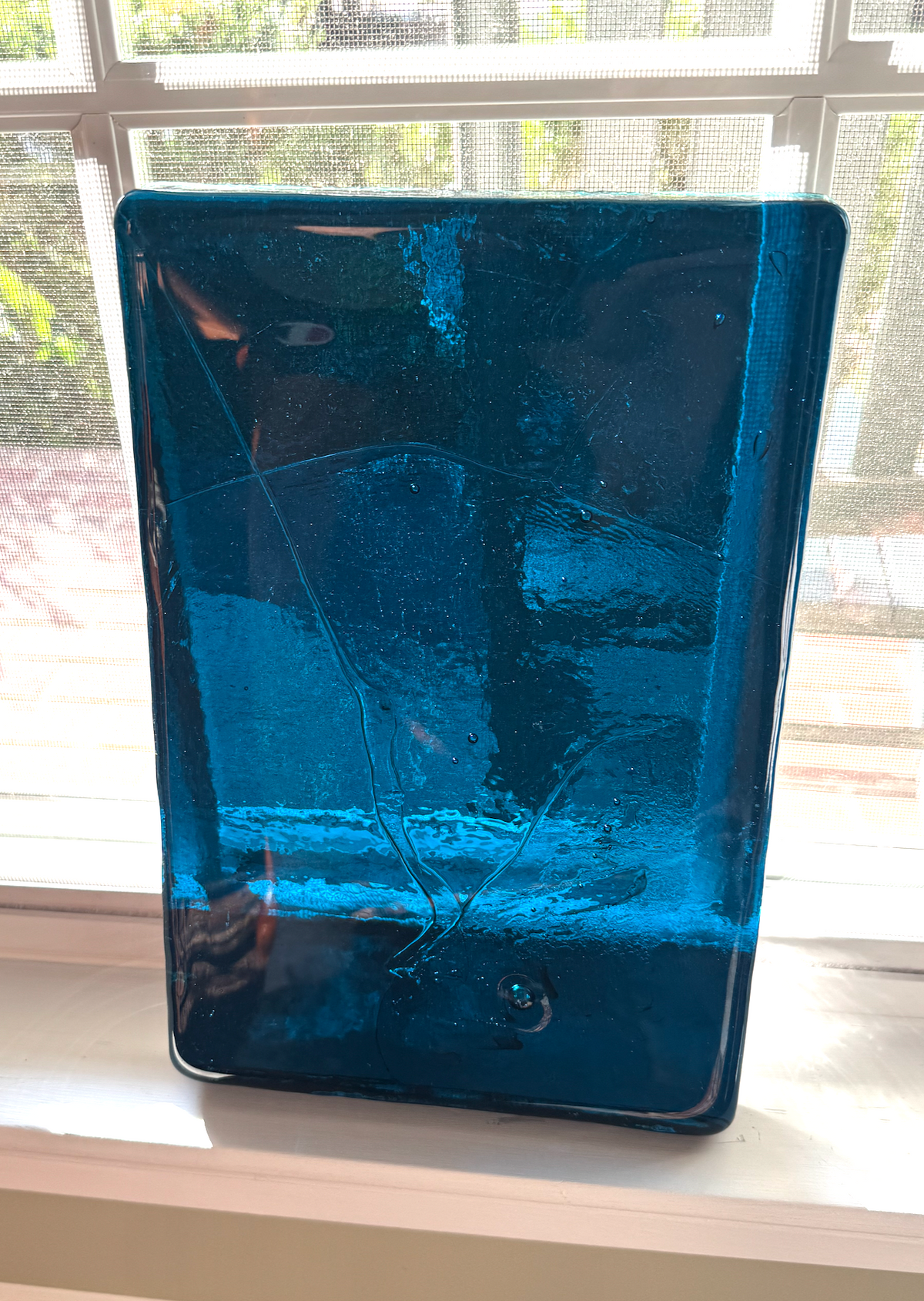 Blenko Dalle de Verre - Rich Electric Blue