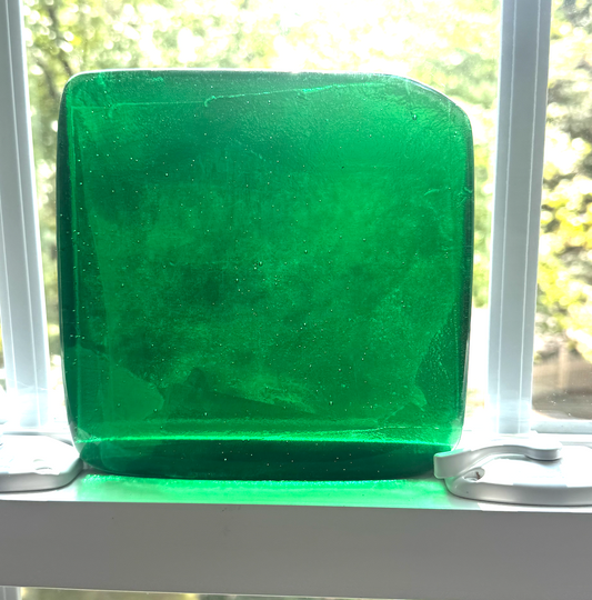 6 x 6 x 1/2 Inch Tile - Brite Green