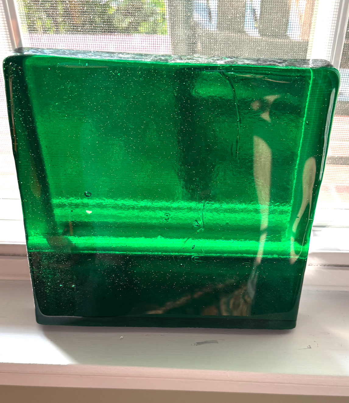 Blenko Dalle de Verre (Pony Size 8 x 8) - Leaf Green