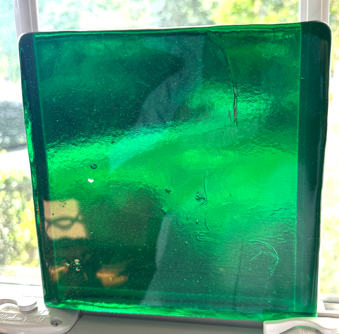Blenko Dalle de Verre (Pony Size 8 x 8) - Leaf Green