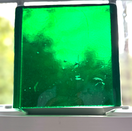 Blenko Dalle de Verre (Pony Size 8 x 8) - Leaf Green
