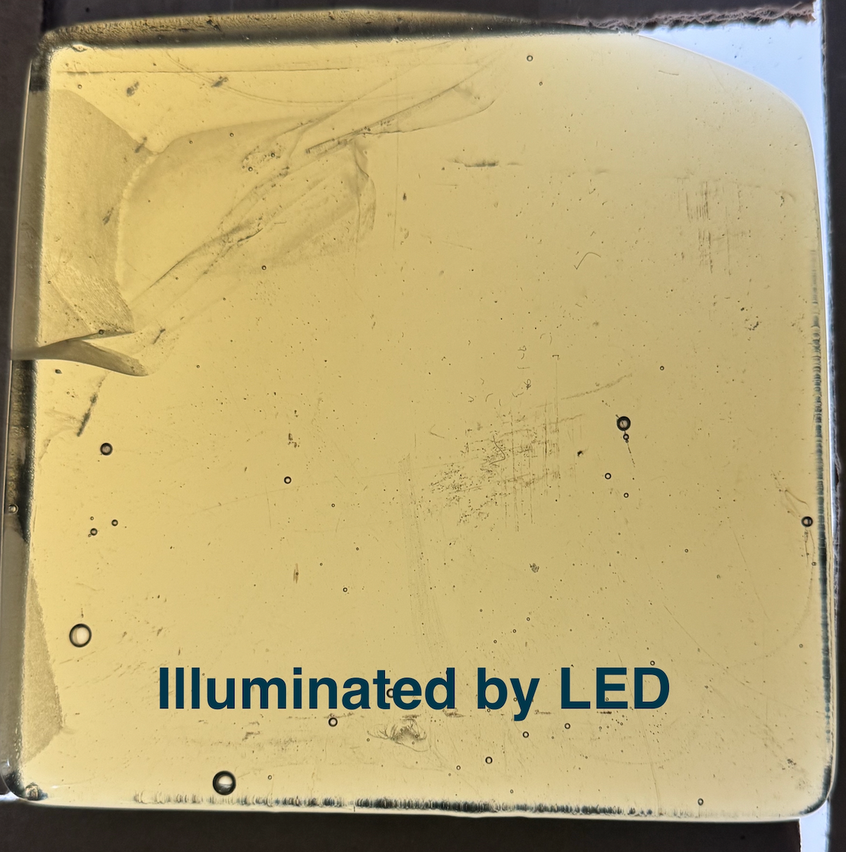 6 x 6 x 1/2 Inch Tile - Sandstorm / Topaz