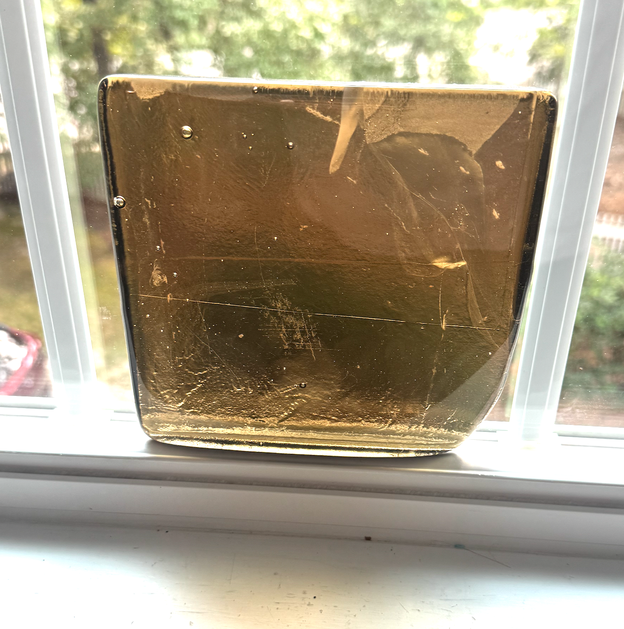 6 x 6 x 1/2 Inch Tile - Sandstorm / Topaz