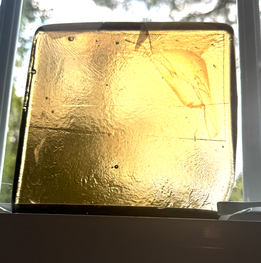 6 x 6 x 1/2 Inch Tile - Sandstorm / Topaz