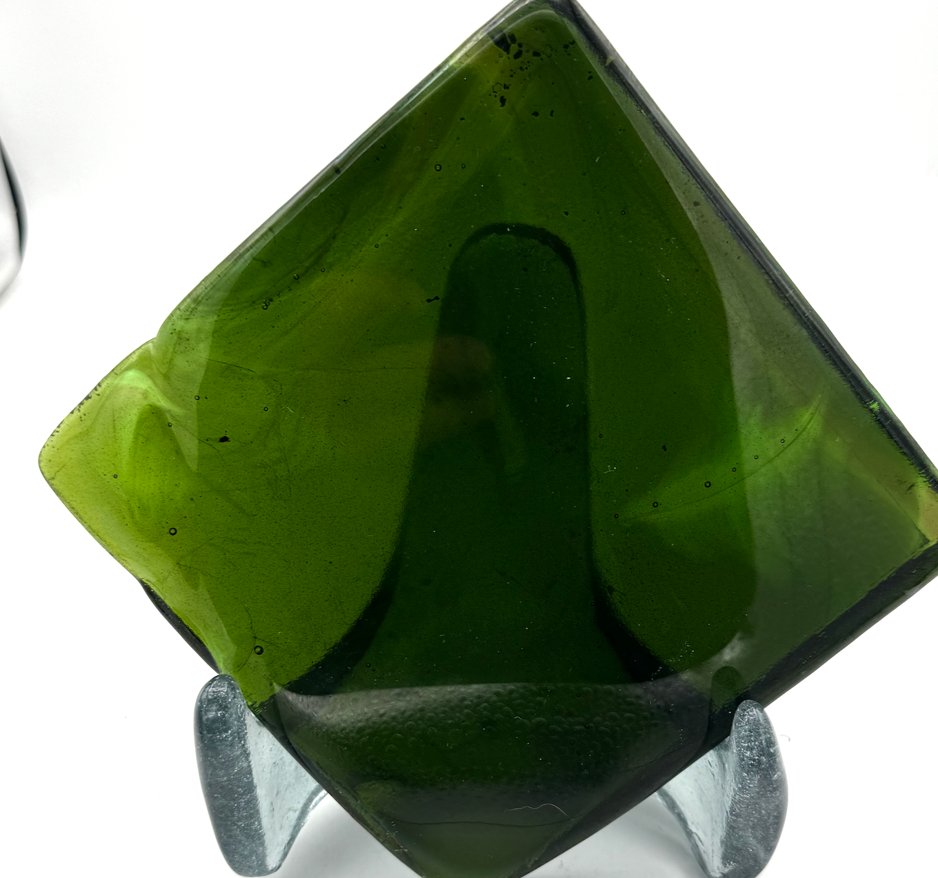 6 x 6 x 1/2 Inch Tile - Medium Lime Green