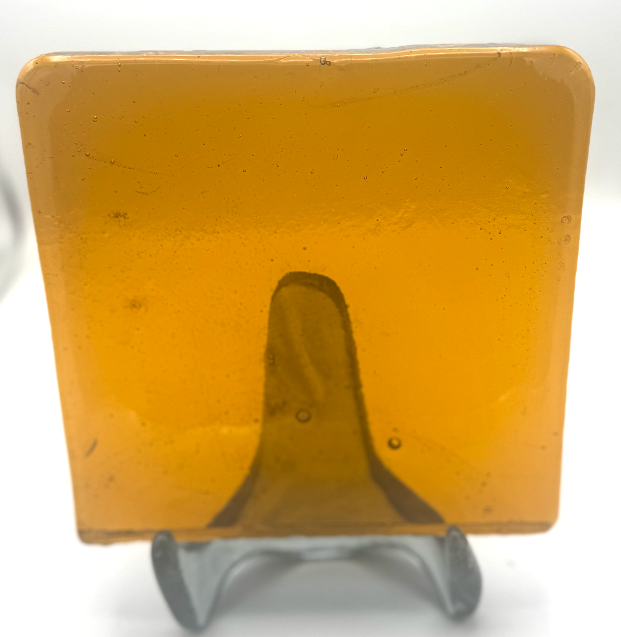 Blenko Dalle de Verre (Pony Size 8 x 8) - Bright Yellow / Gold