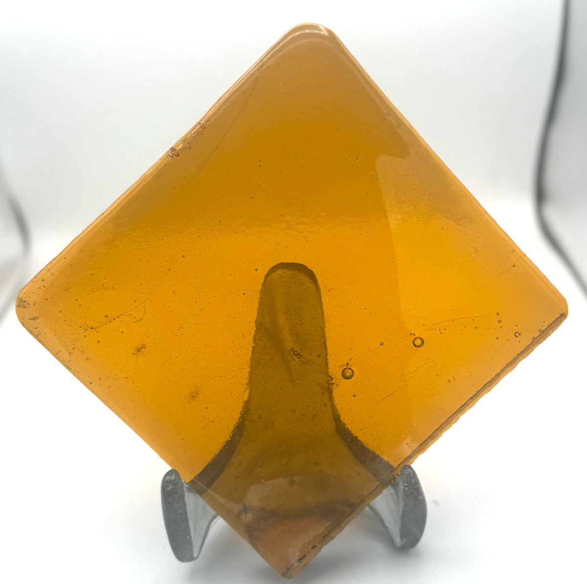 Blenko Dalle de Verre (Pony Size 8 x 8) - Bright Yellow / Gold