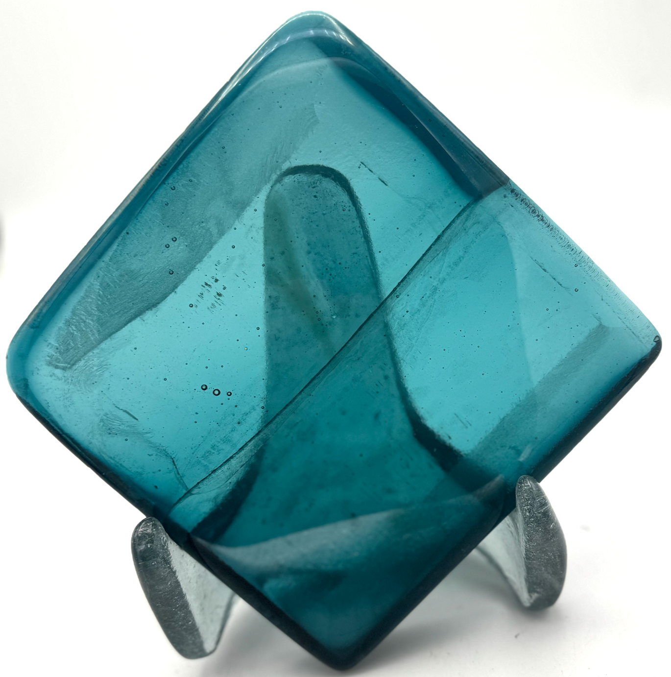 6 x 6 x 1/2 Inch Tile - Aqua Marine