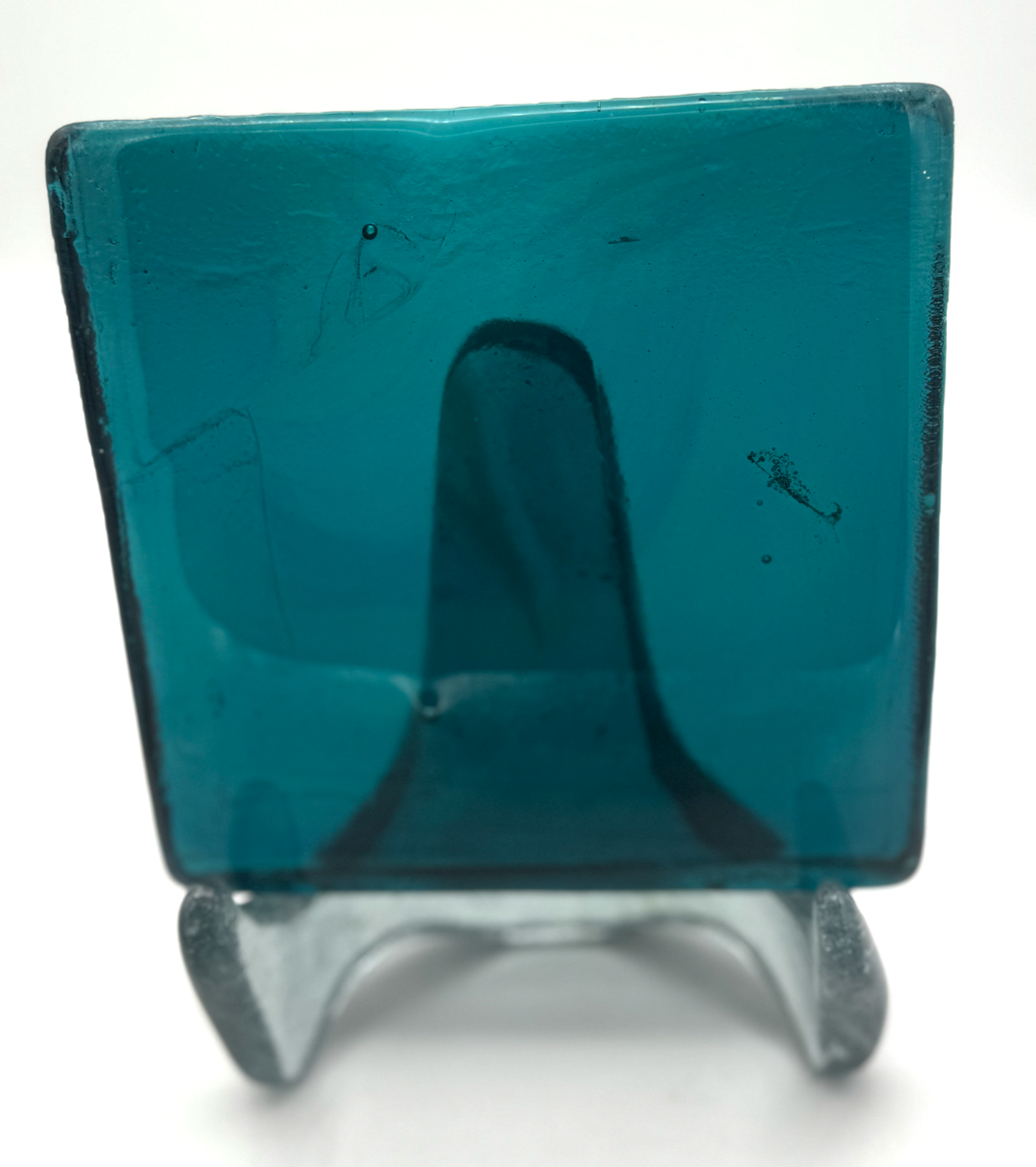 6 x 6 x 1/2 Inch Tile - Medium Cyan