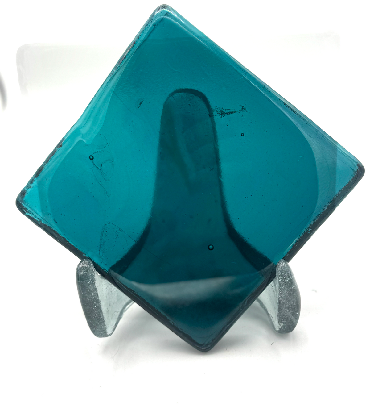 6 x 6 x 1/2 Inch Tile - Medium Cyan