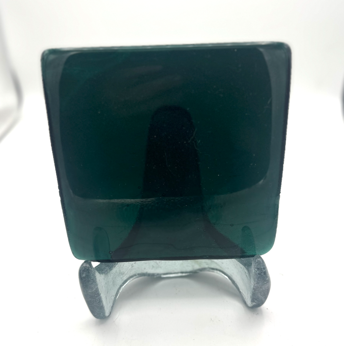 6 x 6 x 1/2 Inch Tile - Dark Teal Green