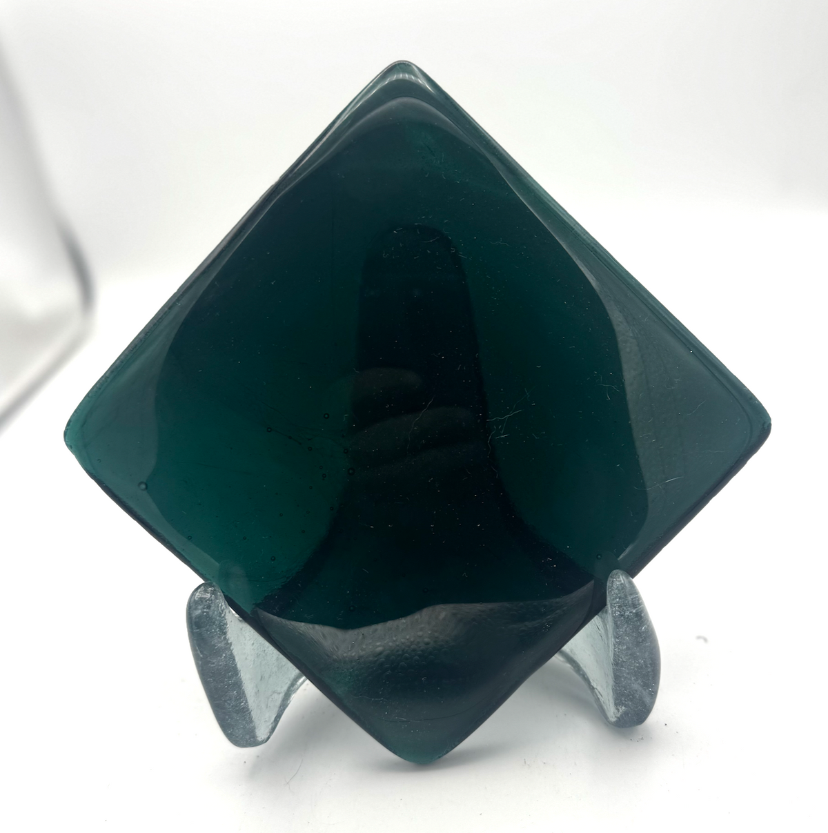 6 x 6 x 1/2 Inch Tile - Dark Teal Green