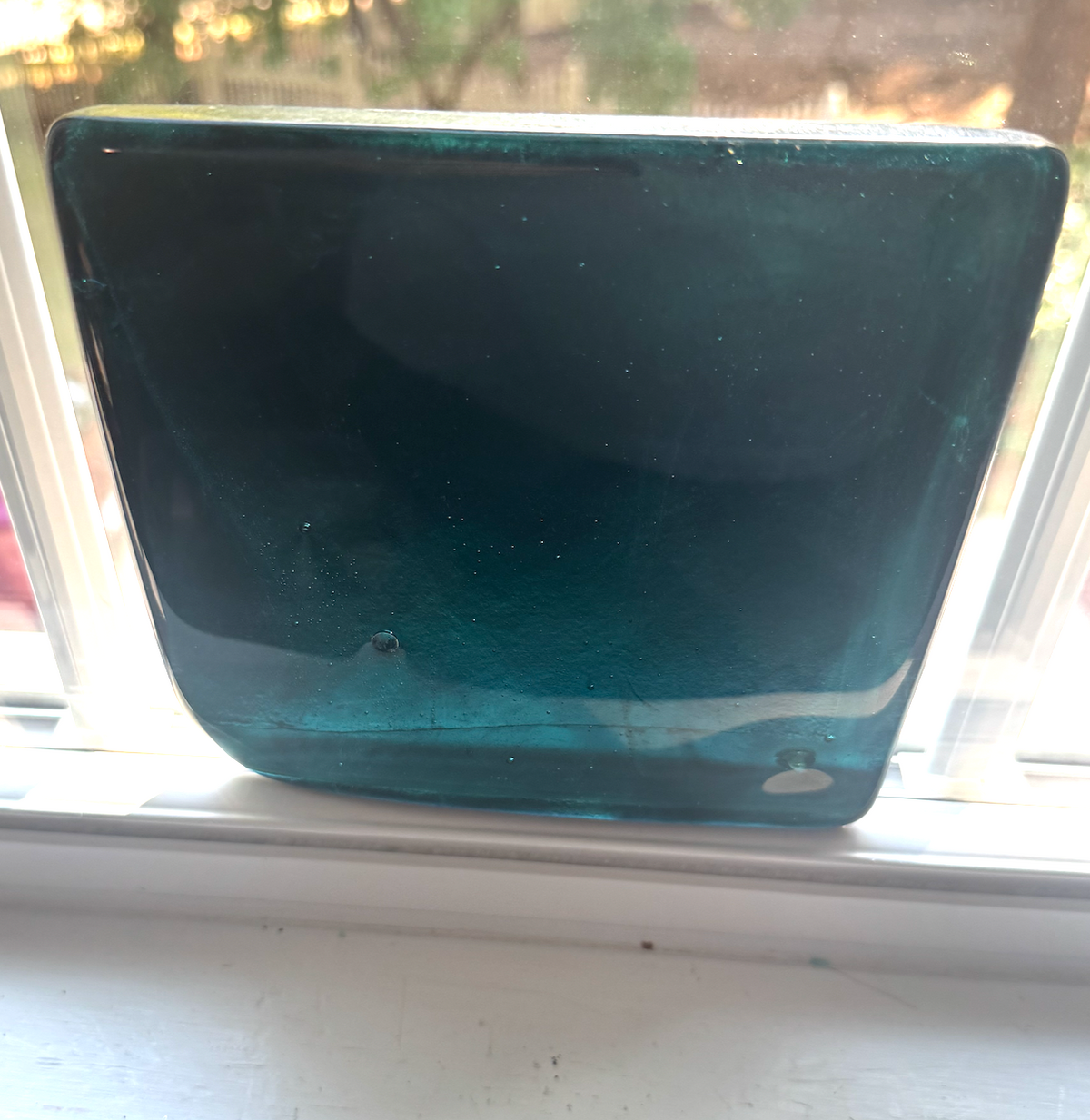 6 x 6 x 1/2 Inch Tile - Dark Blue / Green
