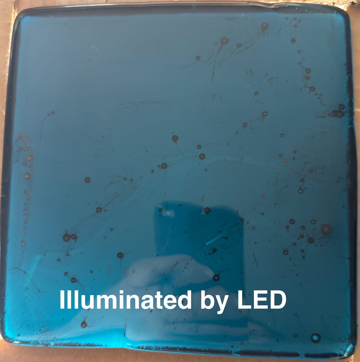 6 x 6 x 1/2 Inch Tile - Dark Royal Azure