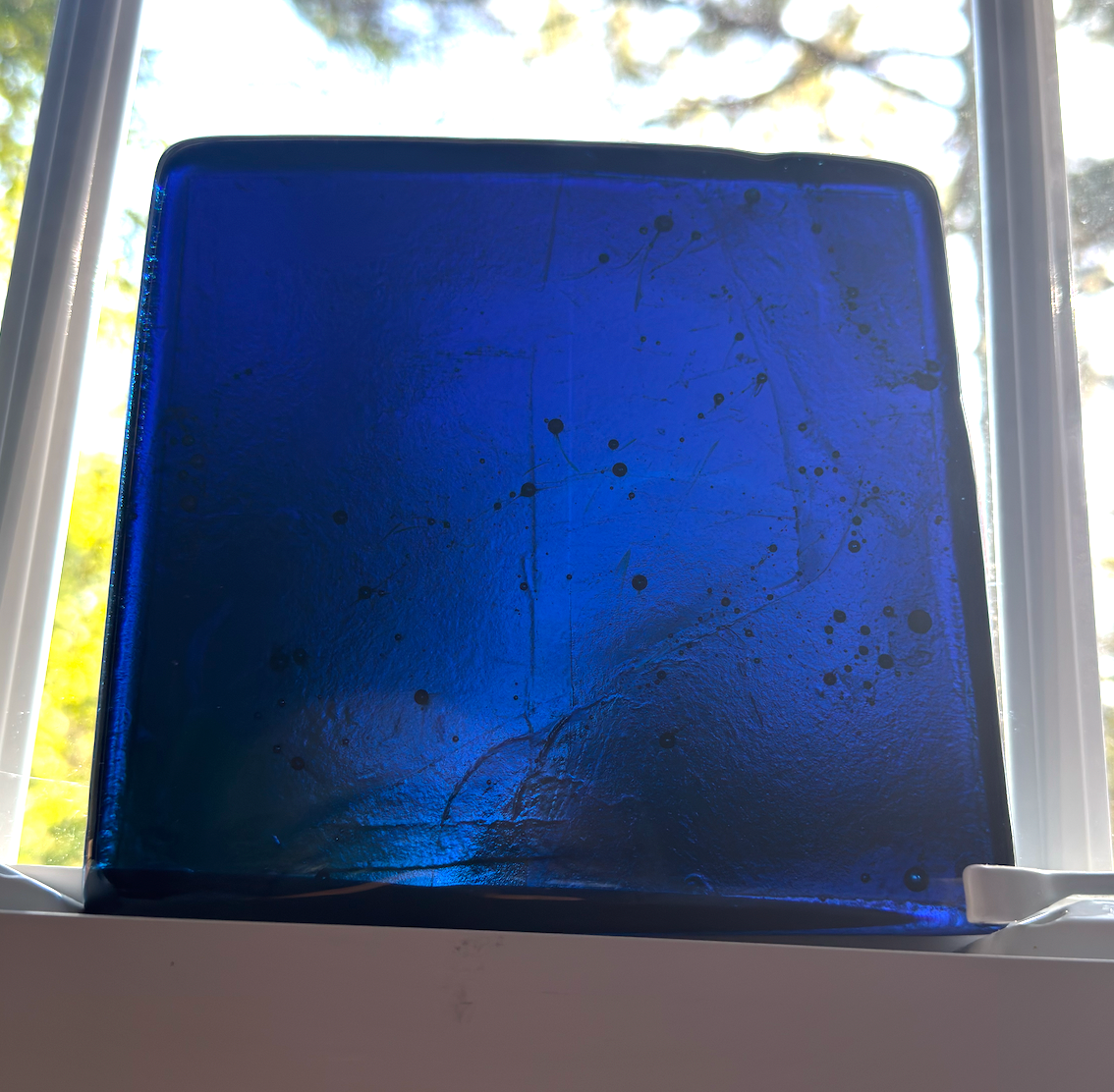 6 x 6 x 1/2 Inch Tile - Dark Royal Azure