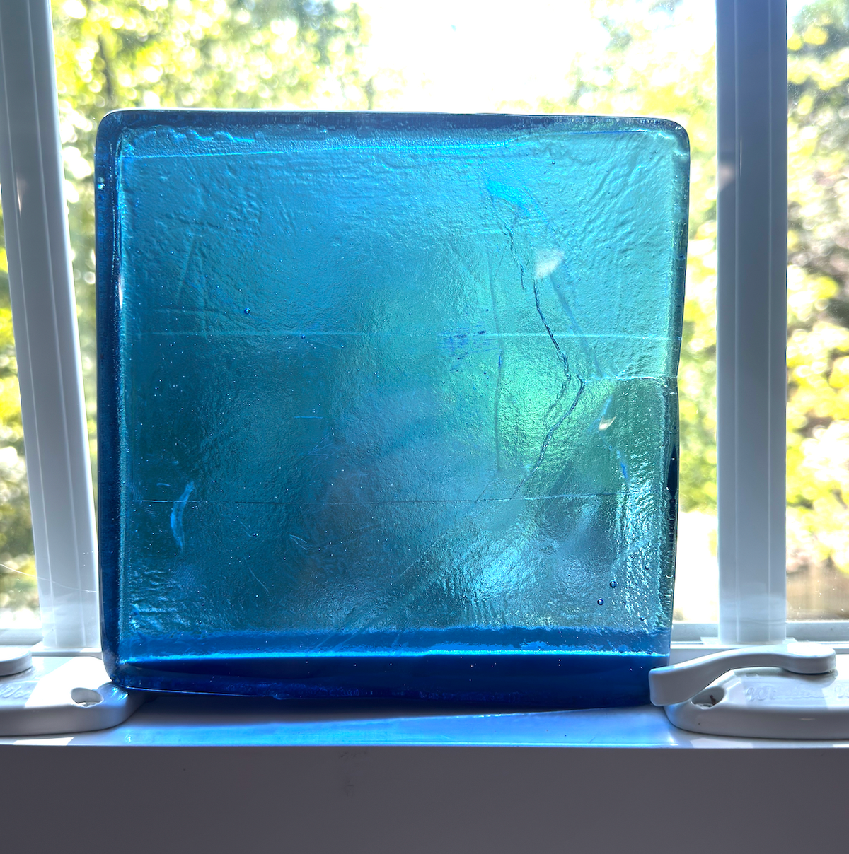 6 x 6 x 1/2 Inch Tile - Sky Blue