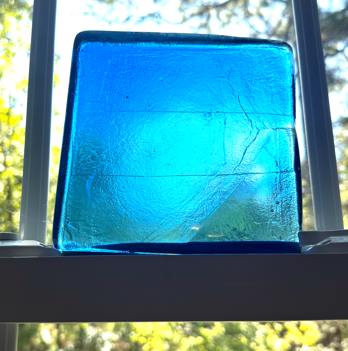 6 x 6 x 1/2 Inch Tile - Sky Blue