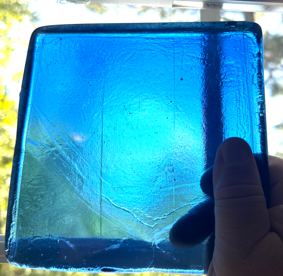 6 x 6 x 1/2 Inch Tile - Sky Blue