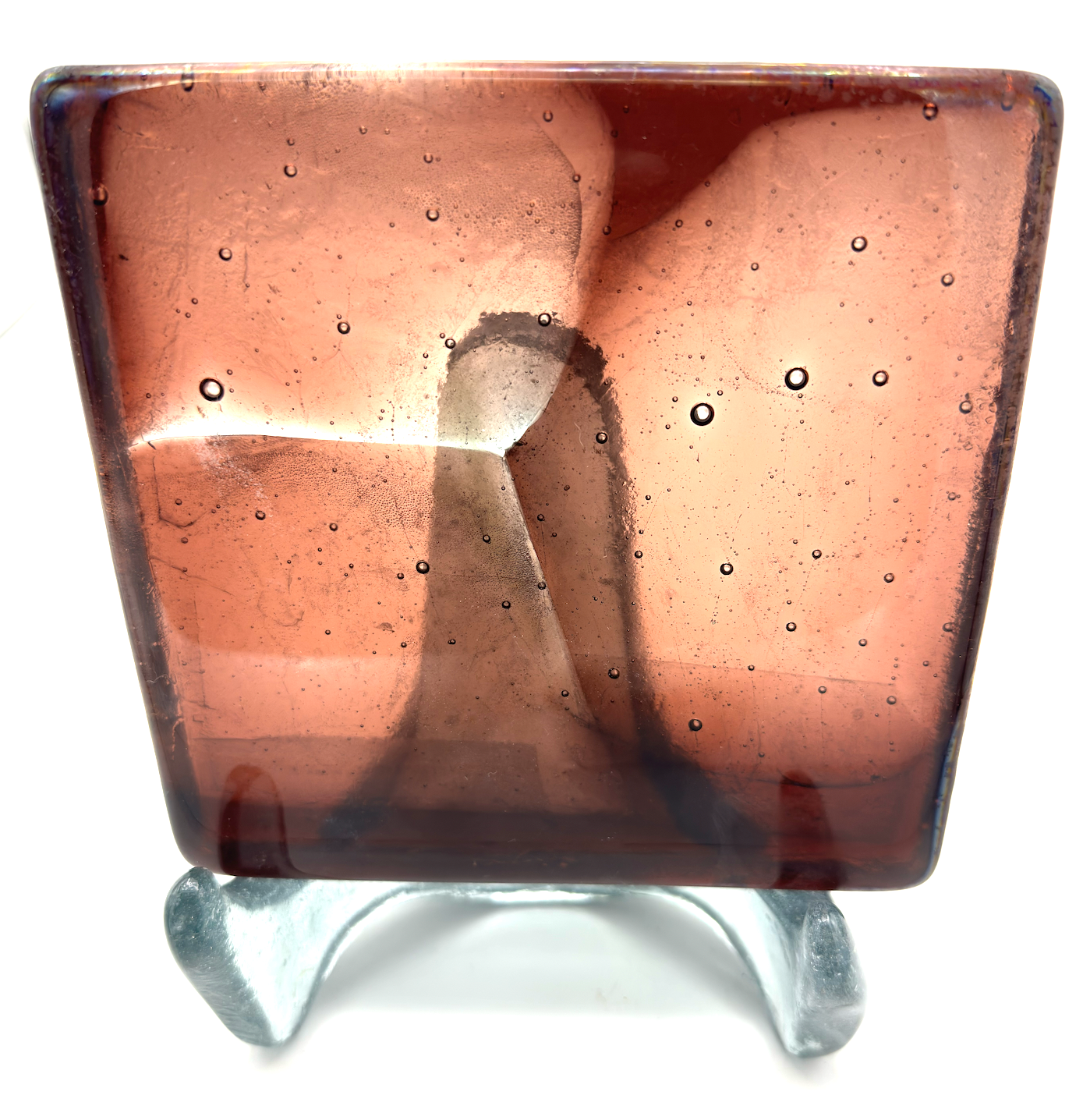 6 x 6 x 1/2 Inch Tile - Light to Medium Coral